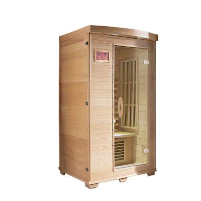 China European modern multifunctional dry sauna room indoor wooden box room computer control panel infrared steam sauna cabin for sale