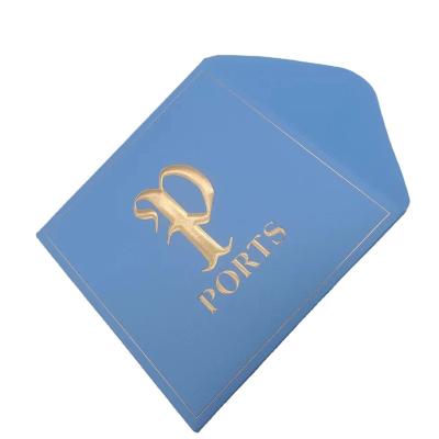 China Handmade Wholesale Custom A5 Luxury Matte Gold Foil Logo Gift Card Paper Decoupage Envelopes for sale