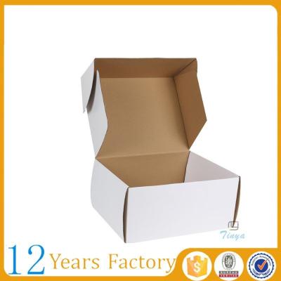 China Recyclable Custom Wholesale White Mailing Boxes Packaging 6x4x3 for sale