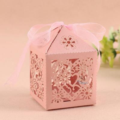 China Pretty Handmade Custom Paper Packaging Cake Box Die Cut for sale