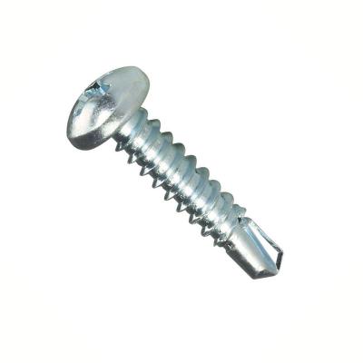 China Zinc Plate Pan Phillips Pan Head Self Drilling Screw Hardness C-1022A for sale