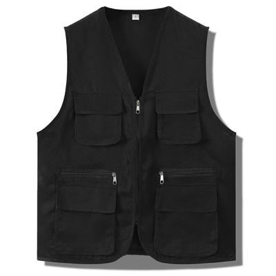 China Anti-wrinkle suitable for men's, women's and children's custom-made service cargo fisherman fishing work vest for sale