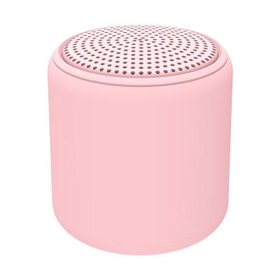 China Wireless Mini Speaker Portable Soundbox Stereo Wholesale Speaker Metal Speaker Macaron Outdoor Colors for sale