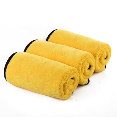 China 800gsm 30x40cm Sustainable Car Wash Towel Set Quickly Dry Wax Polishing Wiping Window Glass Cleaning Cloth Microfiber Towel For Car Cleaning for sale