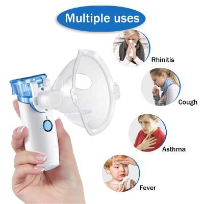 China Comfortable Medical Home Equipment Mini Ultrasonic Nebulizer Inhalation Mesh Nebulizer Physiotherapy Equipments for sale