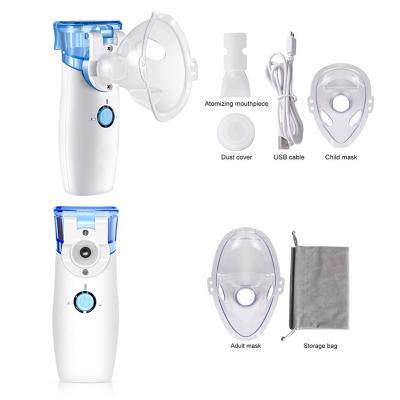 China Mini Portable Inhaler Handle Mesh Easy Nebulizer Medical Ultrasonic Atomizer for Adult and Children for sale