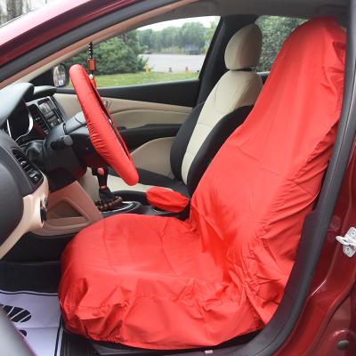 China Universal Red Car Interior Pet Seat Protector Non-Woven Fabric Wheel Covers Car Protective Cover Waterproof Steering Cover for sale