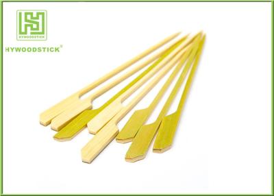 China Bulk Packing Bamboo BBQ Sticks Green Gun Shape Rocket Bamboo Cocktail Picks for sale