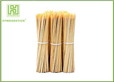 China Eco - Friendly Bamboo BBQ Sticks Vegetarian Bbq Skewers Wooden 25cm Length for sale