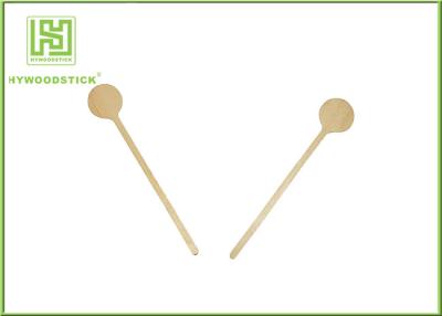 China Round End Birch Wooden Coffee Stirrer Sticks Birch Wood Personalized Drink Stirrers for sale