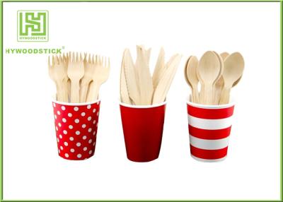 Chine cuillères en bois de partie de vaisselle compostable écologique de couverts de 14cm pour des enfants à vendre