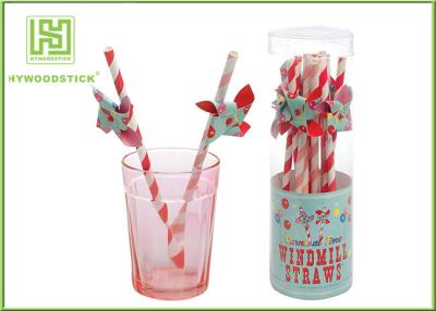 China Nice Colorful Windmill Party Paper Straws In Bulk For Anniversary Decorations for sale