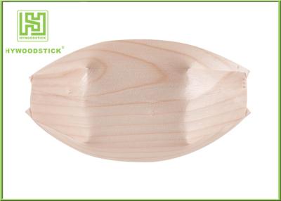 China High End Small Wooden Serving Bowls Wooden Sushi Set With FSC FDA Certificated for sale