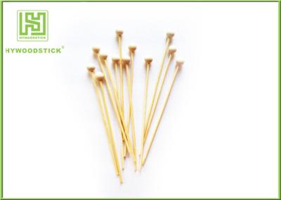 China Eco - Friendly Wooden Lollipop Sticks With 10mm Diameter Ball Odorless for sale