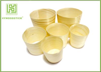 China Promotional Unique Disposable Wooden Icecream Cups With Different Shape for sale