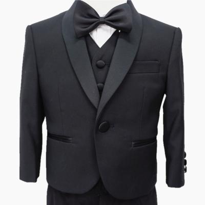 China Anti-wrinkle kids little boys school party wedding fancy three pieces tuxedo suits made in china OEM for sale