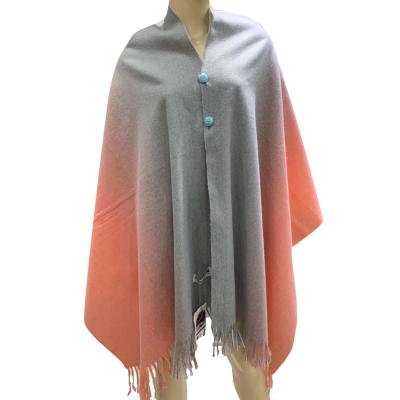 China Metal Acrylic Magic Scarf Stones Turquoise Buttons Cashmere Shawl Wood Scarf for sale