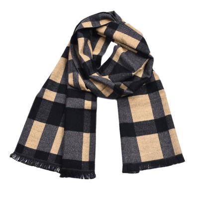 China Wholesale Fashion Luxury Winter Wool Cashmere Men's Warm Scarf for sale