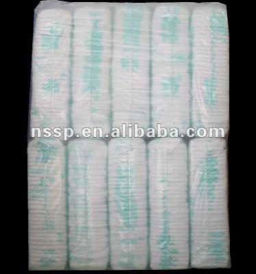 China Printed Ultrathin Design And Wetness Indicator Second Grade Baby Diapers for sale