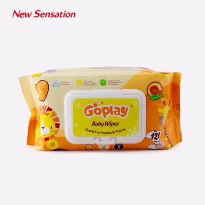 China Calendula Officinalis Flower To Extract Pure Water Wet Baby Wipes Hot In Turkey For Baby's Double Cleansing (GPBW-120) for sale