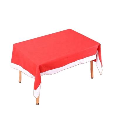 China Durable New Design 52*82 Inch Nonwoven Material Tablecloths For Christmas for sale