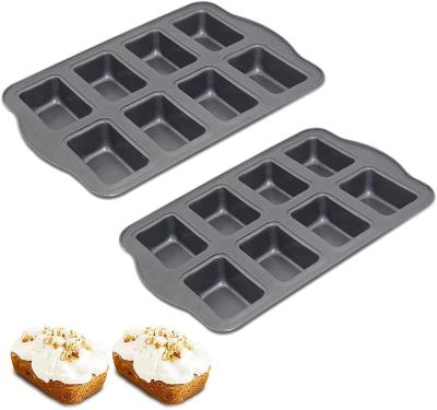 China 2 Piece Sustainable Gray Cake Toaster Set For Loaf Pan for sale