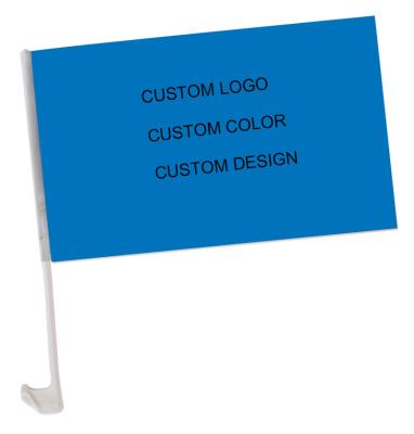 China Custom Car Flag STEERING Customized Flags Banners Your Own Logo Design Words For Car Decoration Sporting Events Patriotic Parade Banner for sale