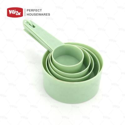 China 5 PCS Sustainable Measuring Cups Set Plastic Kitchen Utensil Baking Tools Measuring Cups And Measuring Cups Set for sale