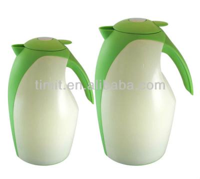 China 0.7L 1.0L Thermos Jug Vacuum Flask Viable Plastic Oval Design for sale