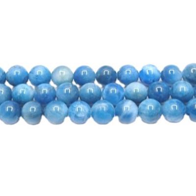 China 2021 New Arrivals Blue Apatite Unique Design Luxury Blue Apatite Gemstone Beads Bracelets Woman Natural Stones for sale