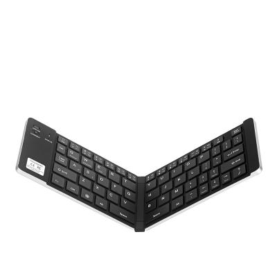 China Victory-lock cheapest price portable folding bluetooth keyboard mobile phone tablet foldable keyboard for sale