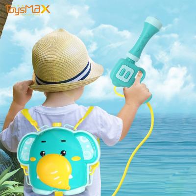 China New Arrival Cartoon Water Gun Backpack Creative Toy Gun Cute Water Gun Children Water Gun for sale