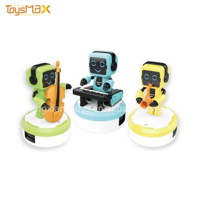 China Battery Operated Toy Kids Educational Toy Play The Melodious Music Robot Toy for sale