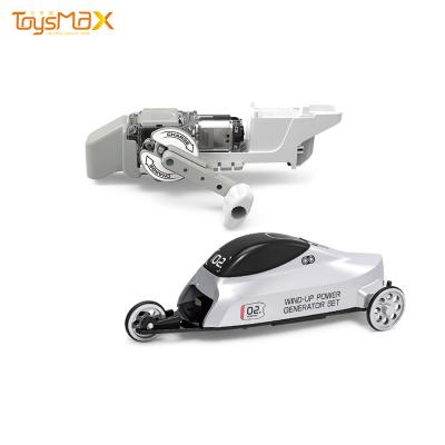 China Hot Selling Hand Operated Yacht Wind-Up Generator Set Educational Hand Operated Toy Car for sale