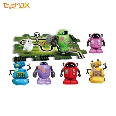 China Best Selling Halloween Style Amazon Robot Inductive Drawbot Follower Power Line With Halloween Toy Puzzle Battery Operated Toy,Electronic Toy for sale