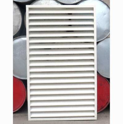 China 1m to 11.6m Length Chemical Plant Fixed Air Ventilation Window Blind with Support Bar for sale