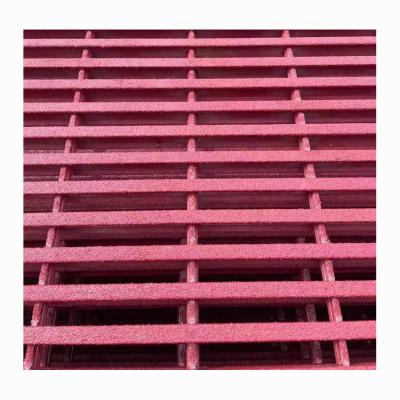 China Cutting FRP Grating Access System for Non-Slip Walkway 25mm 38mm 50mm High GFRP Grating for sale