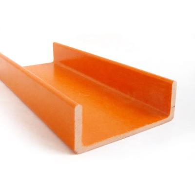 China As Requirement Anti-Corrosion GRP FRP Channel Section Fiberglass C Shape Channel for sale