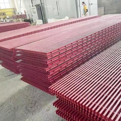 China Ceiling Grating Technique Pultruded High Strength FRP Grating Sheet for Construction for sale