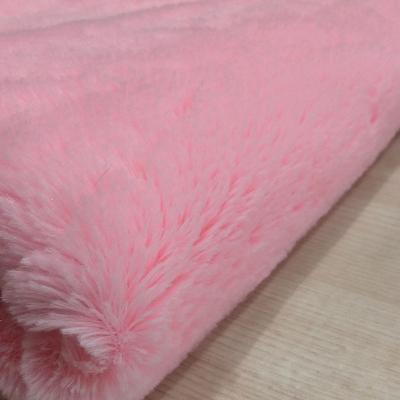 China Wholesale Cheap 100% Polyester Tear-Resistant Rabbit Faux Fur Fabric From China Factory for sale