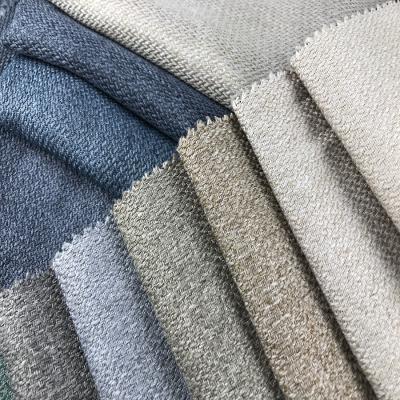 China Hot Selling Tela Polyester Shrink-Resistant Polyester Sofa Linen Fabric for sale