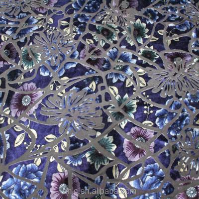 China Plain Burnout 160gsm And 95 Printed Polyester 5 Spandex Fabric for sale