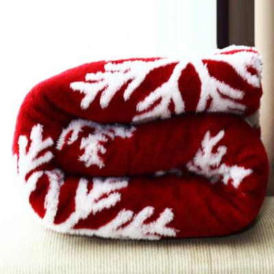 China 2020 Hot Selling Soft Feeling Christmas Flannel Heavy Blanket for sale