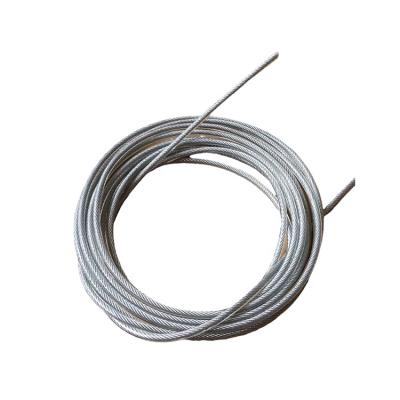 China Construction Chinese Factory Price Finely Processed 14mm 12mm Hot-Dipped PVC Coated Galvanized Steel Wire Rope for sale