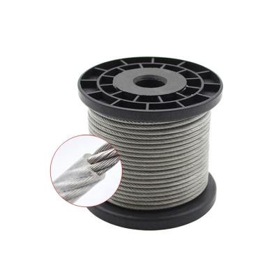 China Construction Factory Price High Standard Cable Eco - Friendly PVC Electro Coated Galvanized Steel Wire Rope for sale