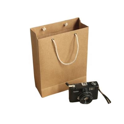 China Handmade Customized Kraft Paper Holder Bag / Paper Bag For Bakery /Lunch Paper Bag for sale