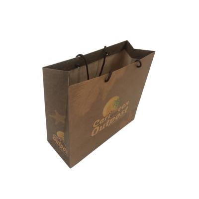 China New Arrival Handmade Brown Paper Gift Bag / Brown Paper Bag Size Chart /Flat Kraft Paper Bag for sale