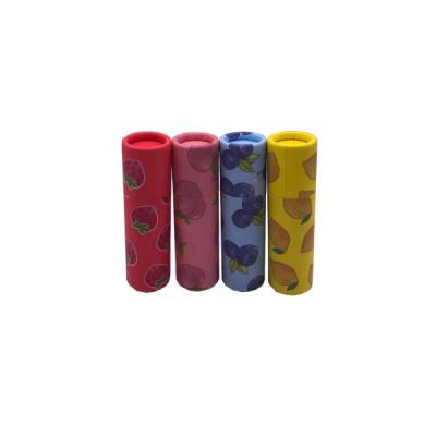 China Handmade Wholesale Custom Paper Tube Packaging Lipstick / Lipbalm Paper Tube for sale