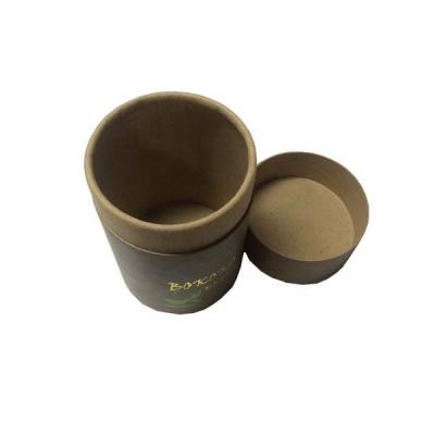 China Recyclable Wholesale Custom Round Kraft Paper Tube Packaging Cylinder Paper Cardboard Tube for sale