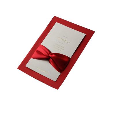 China Europe Customized Card Invitation Unique Fancy Luxury Wedding Card Wedding for sale